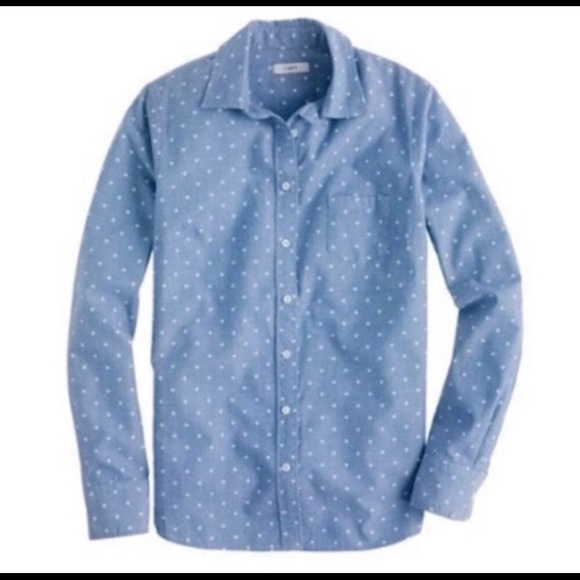 J. Crew Tops - J CREW ‘Dots’ Button Down